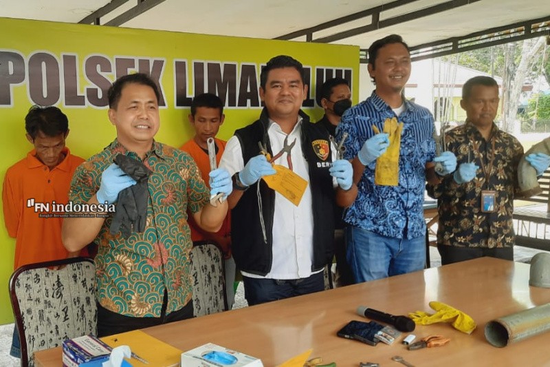 Menyamar Jadi Petugas PLN, Komplotan Pencuri Kabel Tembaga di Pekanbaru Dibekuk