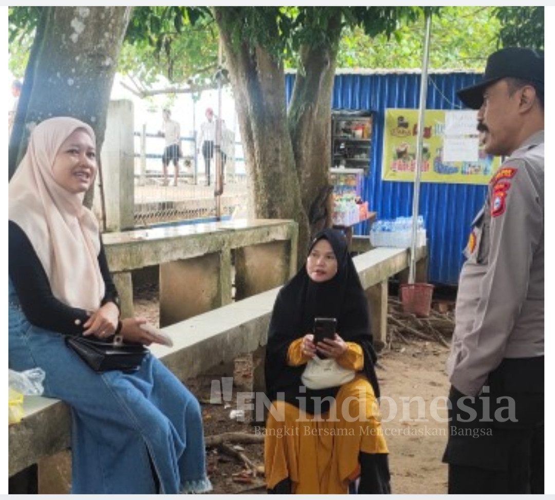 Kapolsek Kawasan Pelabuhan Tembilahan Kembali Gelar Sosialisasi Untuk Menciptakan dan Mewujudkan Pemilu Damai 2024 Damai dan Kondusif