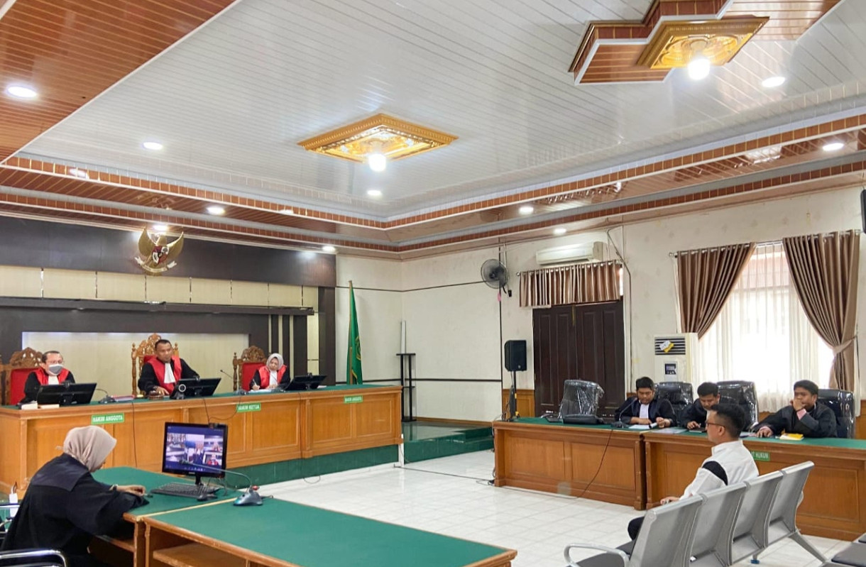Eks Plt Sekwan DPRD Riau Bantah Dakwaan JPU, Pertanyakan Bukti SPPD Fiktif Sebelum Menjabat