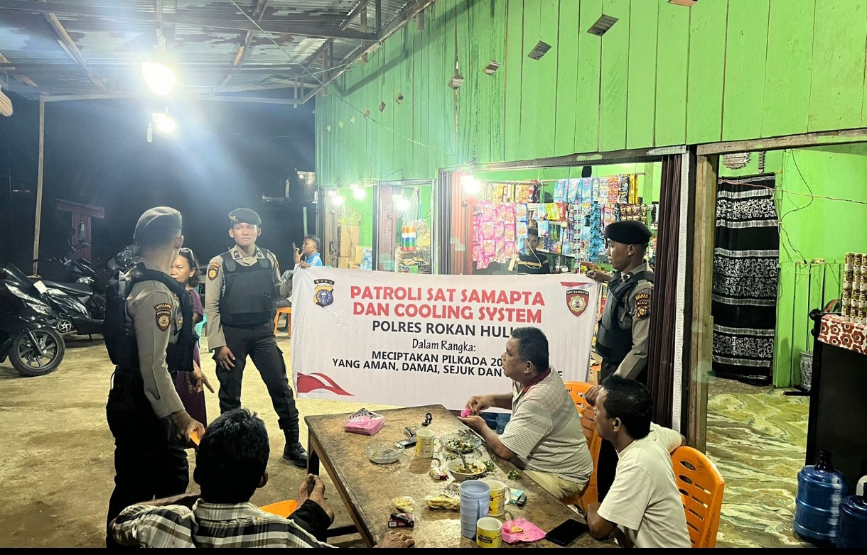 Pastikan Tahapan Pilbup Aman,  Satgas II Preventif OMP Rohul Gelar Patroli Cooling System
