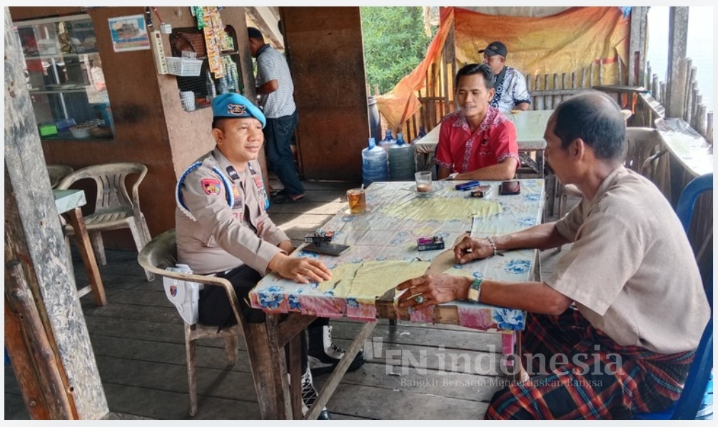 Cooling System Tatap Muka Bersama Masyarakat dalam Ops Mantap Praja Lancang Kuning 2024 di Teluk Belengkong