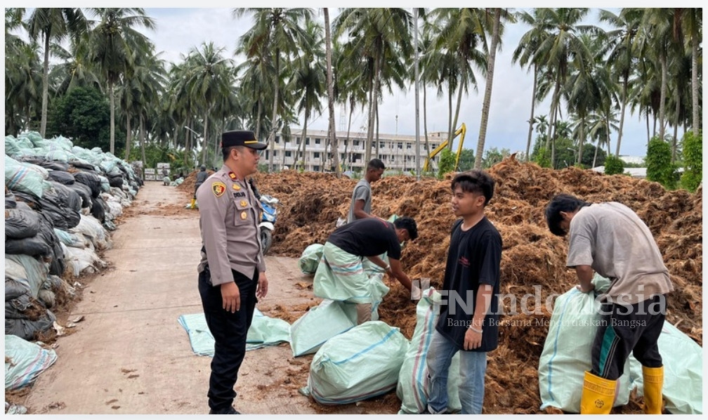 Kapolsek Pulau Burung Ajak Buruh Ciptakan Pilkada Riau 2024 Aman dan Kondusif