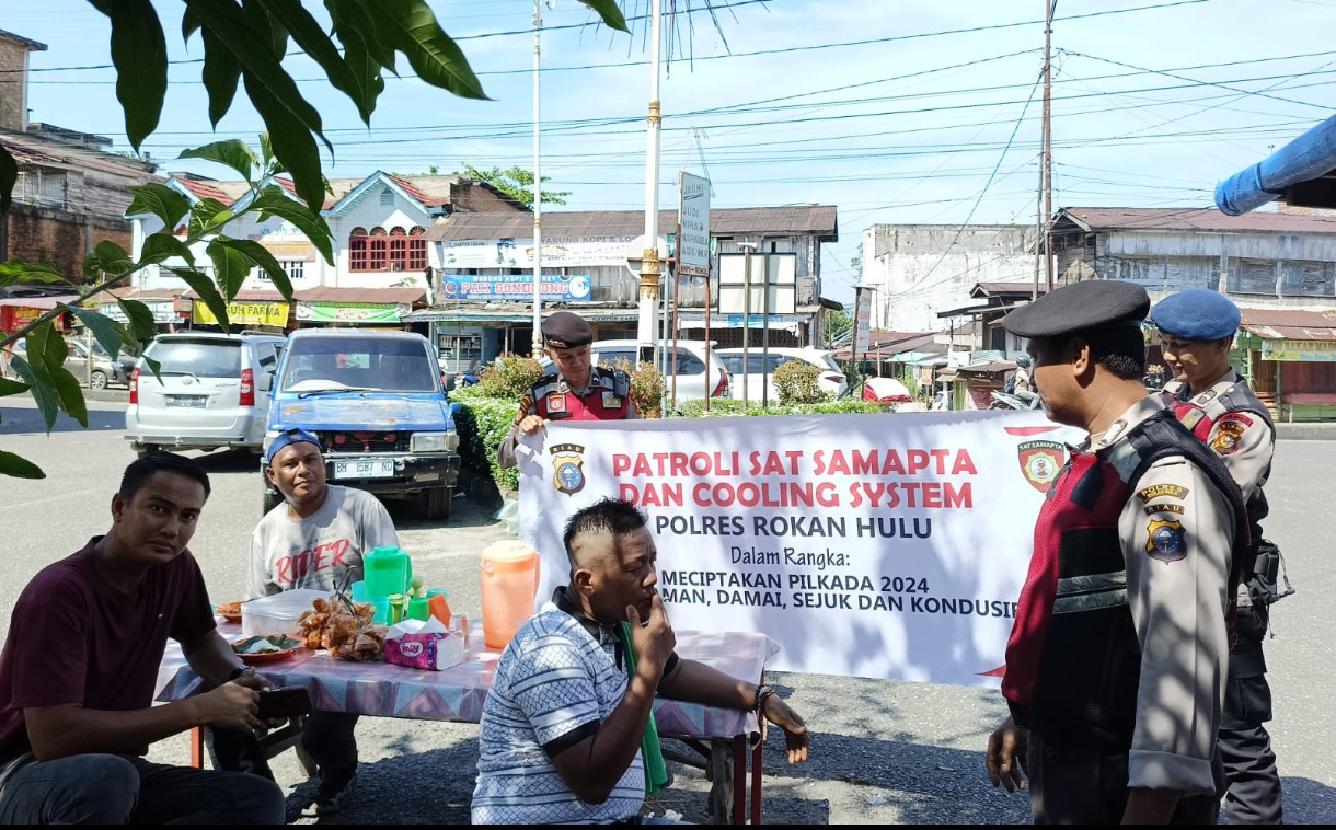 Satgas  II Preventif OMP-LK24 Polres Rohul Gelar Patroli Cooling System 