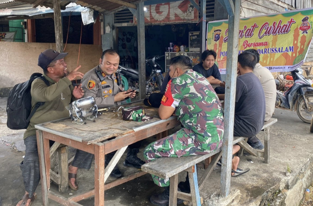 Kapolsek Kunto Darussalam Sosialisasikan Cooling System ke Masyarakat  Kotalama