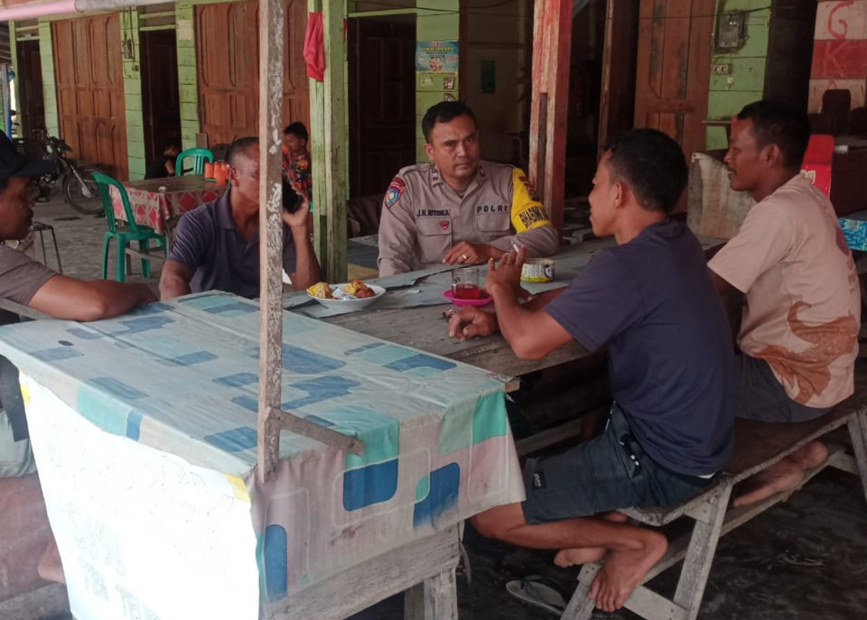 Wujudkan Pilkada Damai, Polsek Pujud Cooling System Bersama Tokoh Masyarakat
