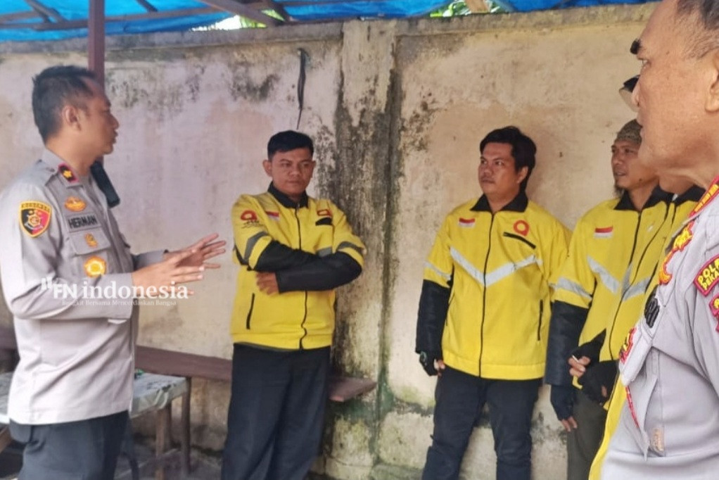Wujudkan Pemilu Damai, Polsek Pekanbaru Kota Giat Cooling System Bersama Driver Ojol 