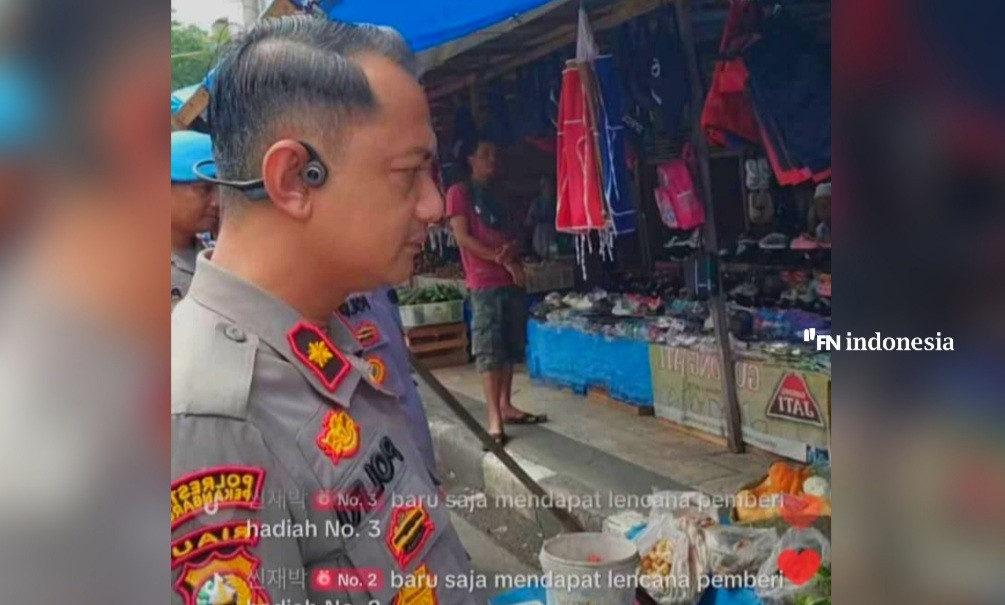 Terpantau di Media Sosial, Kompol Herman Pelani Blusukkan ke Pasar Sukaramai