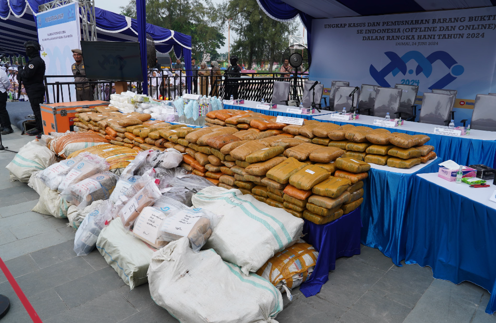 Kepala BNN RI Apresiasi Kapolda Riau Ungkap 2 Ton Sabu Selama Menjabat