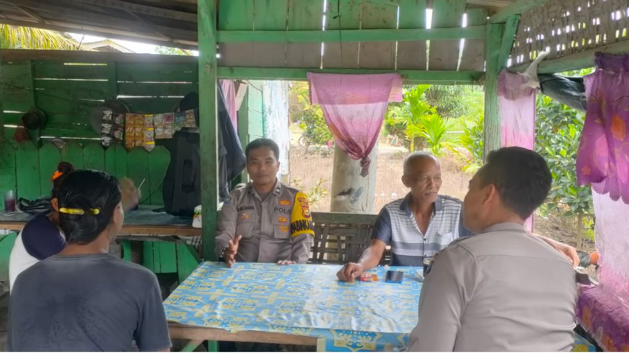 Sambangi Warga, Polsek Sungai Mandau Gelar Kegiatan Cooling System Pasca Pilkada Serentak 2024