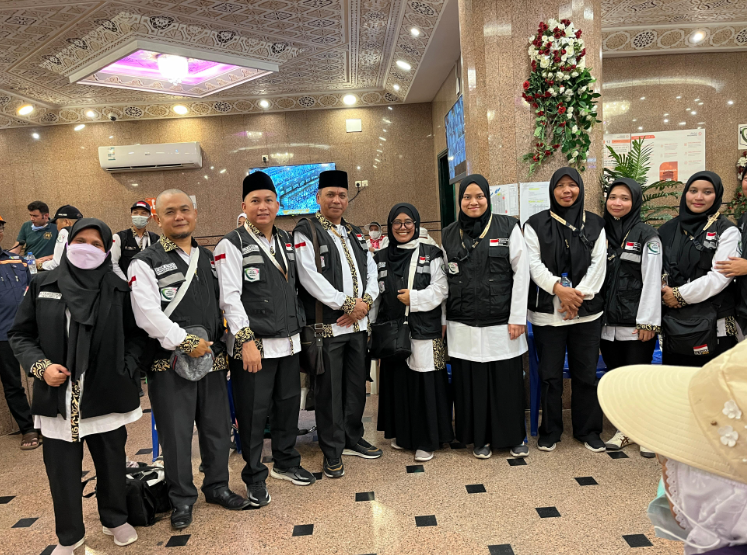 450 Jemaah Haji Kloter BTH-03 Pekanbaru Tiba di Tanah Air