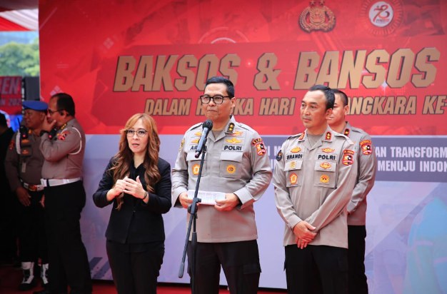 Polri Bangun Fasilitas Air Bersih hingga Perbaiki Tempat Ibadah Sambut Hari Bhayangkara ke-78