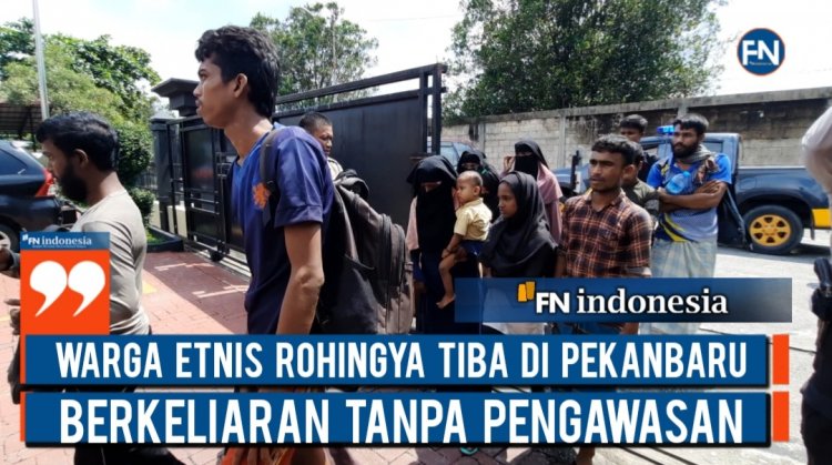 Warga Etnis Rohingya Tiba di Pekanbaru, Berkeliaran Tanpa Pengawasan