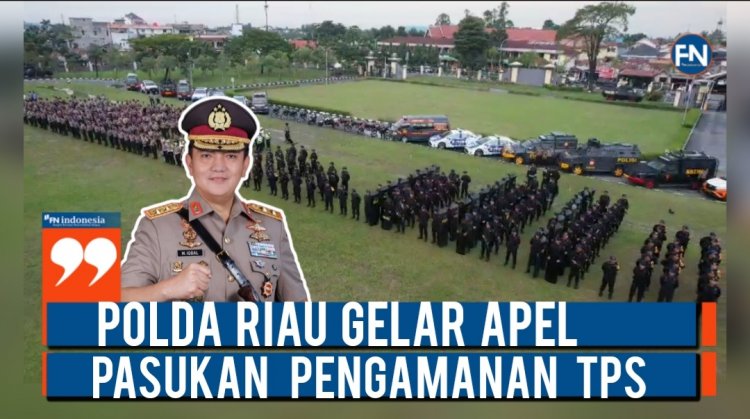 Polda Riau Gelar Apel Pasukan Pengamanan TPS