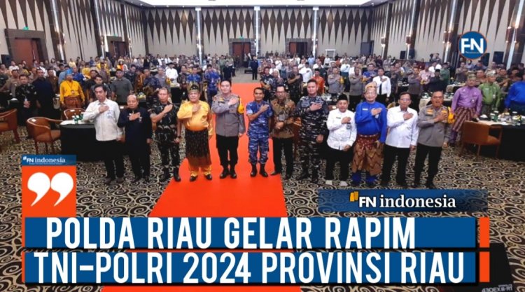 Polda Riau Gelar Rapim TNI-Polri 2024 Provinsi Riau