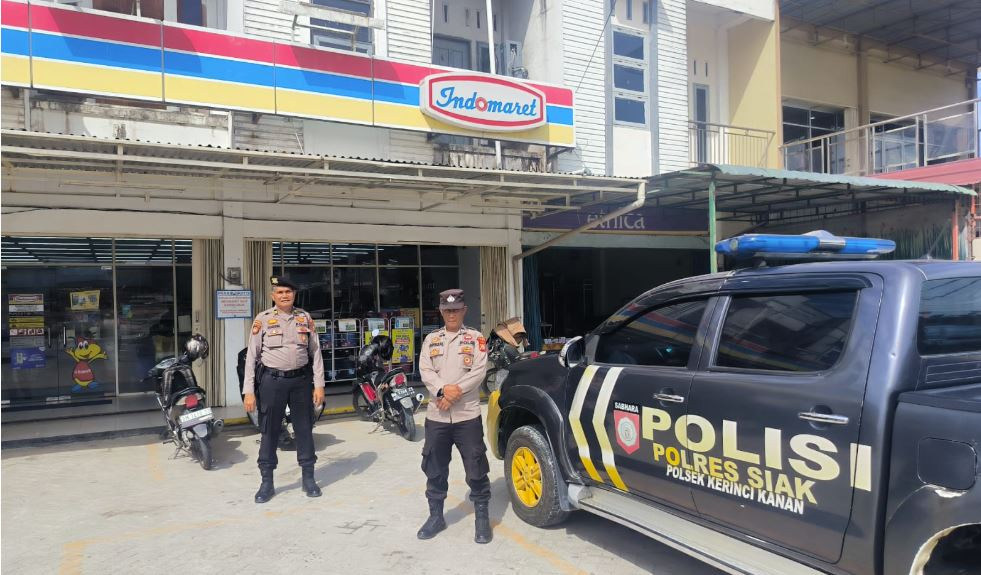 Polsek Kerinci Kanan Intensifkan Patroli KRYD, Cegah Kejahatan C3 di Wilayah Hukum