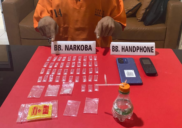 Satresnarkoba Polres Kampar Bekuk Pengedar Shabu di Rumah Kosong