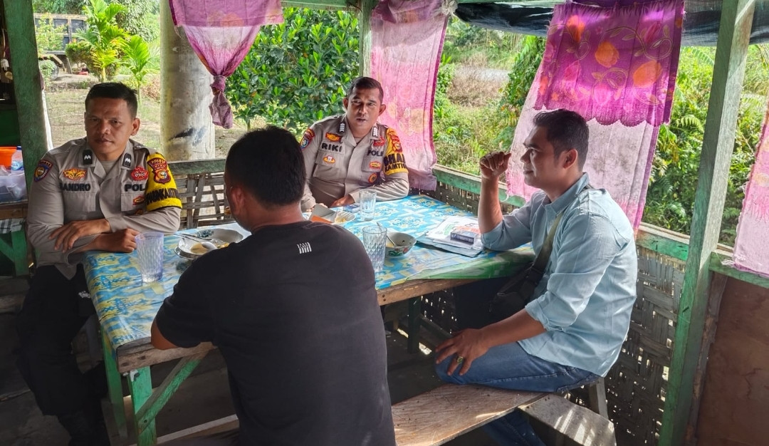 Kapolsek Sungai Mandau Ajak Warga Ciptakan Situasi Aman dan Kondusif Pasca Pilkada 2024