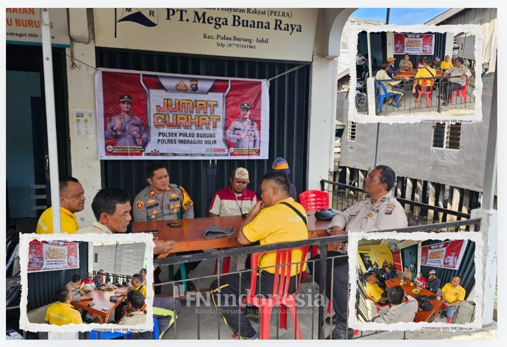 Polsek Pulau Burung Gelar Jumat Curhat Bersama Masyarakat, Wujudkan Pilkada 2024  Aman, Damai dan Nyaman