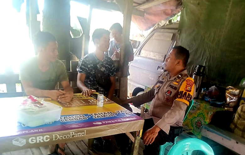 Bhabin Labuhbaru Timur Sosialisasi Giat Cooling System Tingkatkan Keamanan Jelang Pilkada