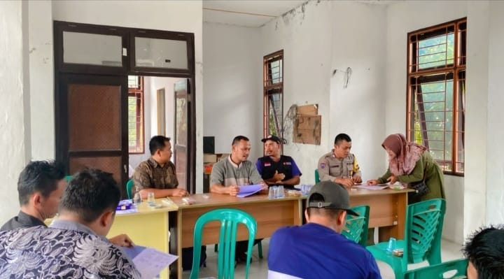 Cooling System di Sungai Tapah, Polsek Pujud Ajak Warga Sukseskan Pilkada Damai