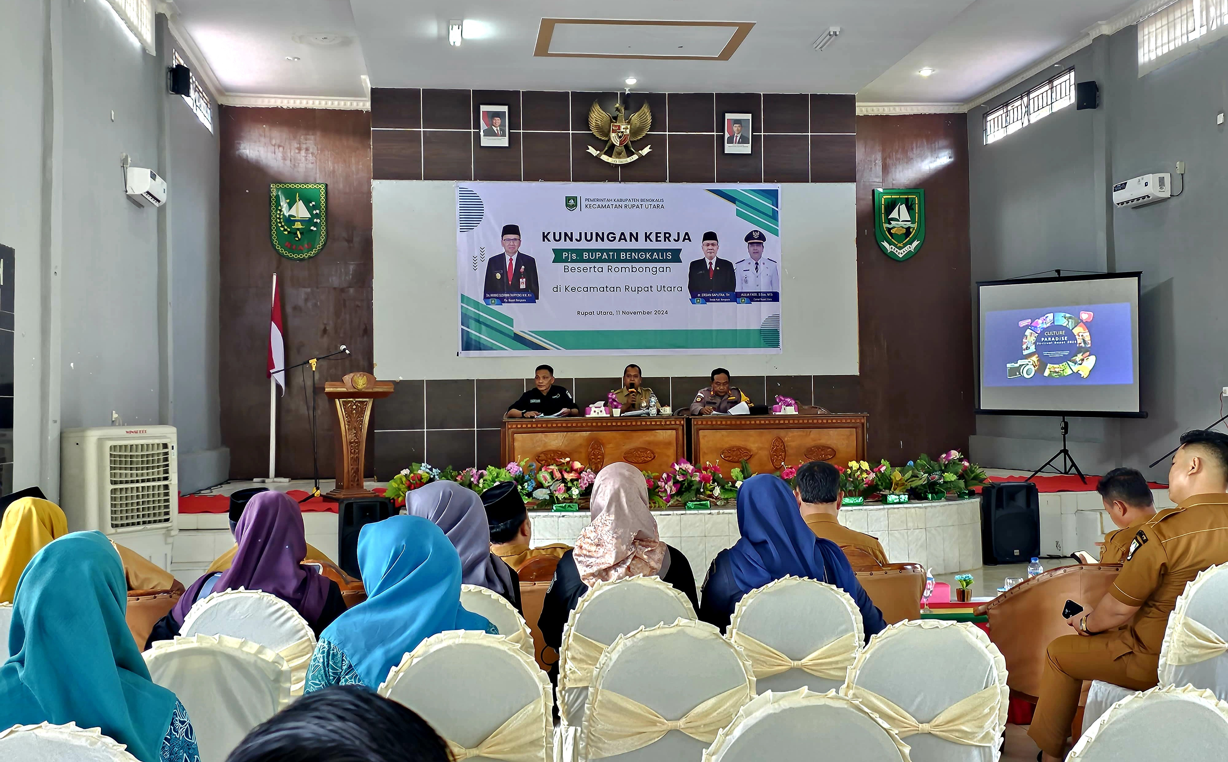 Dalam Pembentukan Panitia Festival Budaya, Polsek Rupat Ajak Masyarakat Sambut Pilkada Damai