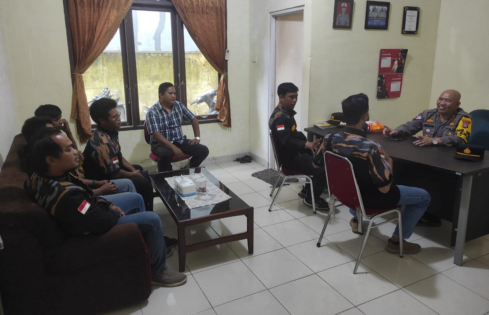 Intensifkan Kamtibmas, Polsek Rumpes Ajak Ormas Wujudkan Pilkada Damai dan Kondusif