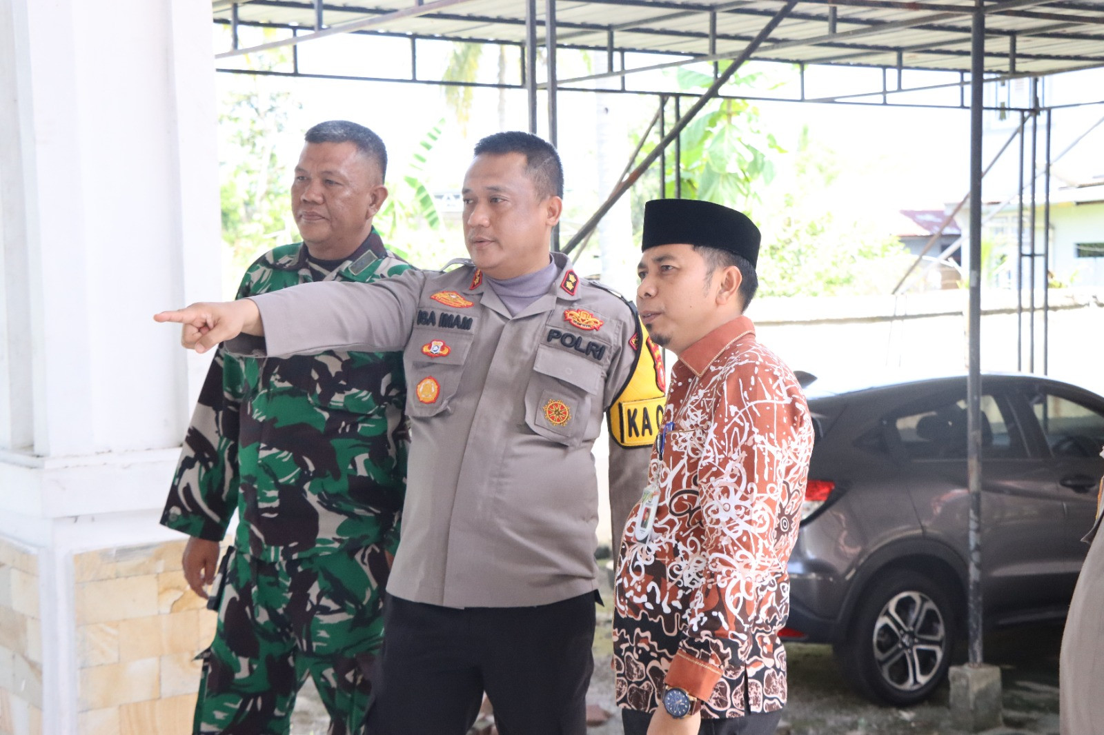 OMP LK 2024, Pasca Pilkada Kapolres Rohil Tetap Pam Kotak Suara di KPU Kabupaten