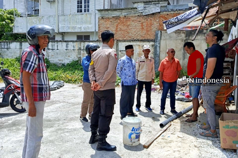 Pastikan Keamanan, Bhabin Pekanbaru Kota Langsung Otewe Usai Terima Pesan WhatsApp
