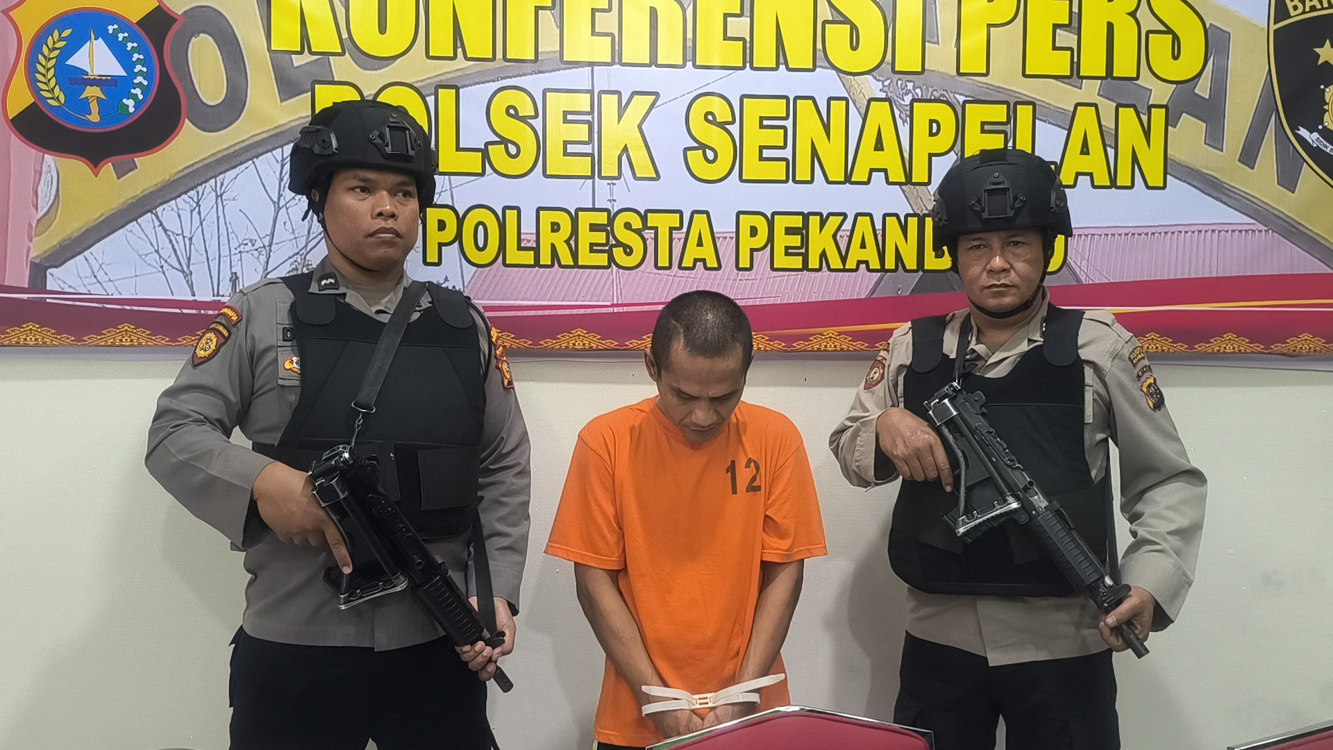 Ratusan Kali Beraksi, Pelaku Jambret di Pekanbaru Ditangkap