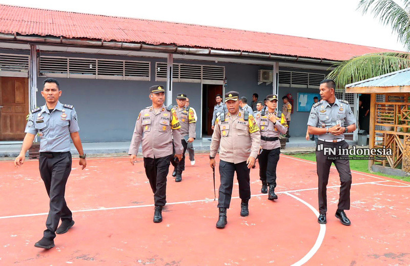 Kapolres Meranti AKBP Kurnia Kunjungi Rutan Selat Panjang Tinjau Lokasi TPS Khusus