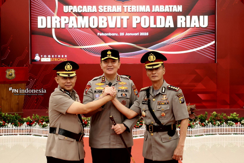 Irjen M Iqbal Lantik Kombes Jonner MH Samosir Jabat Dirpamobvit Polda Riau