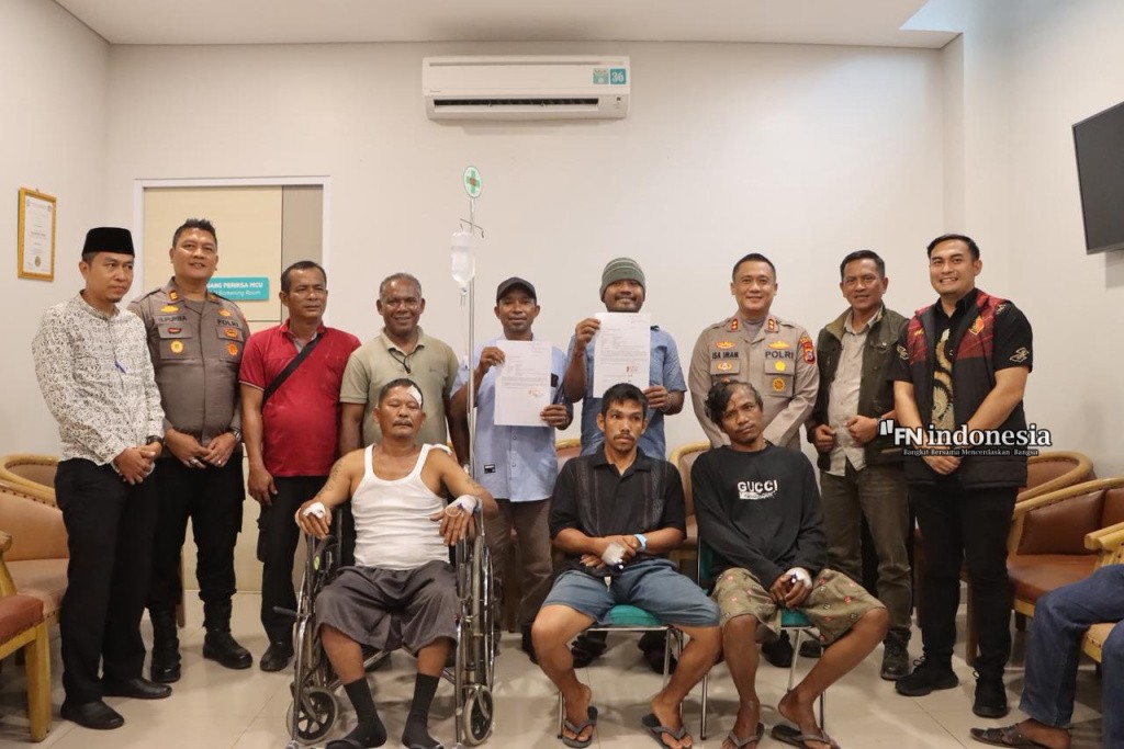 Lewat Restorative Justice, Polres Rohil Fasilitasi Perdamaian Konflik antara Masyarakat dan PT UTS