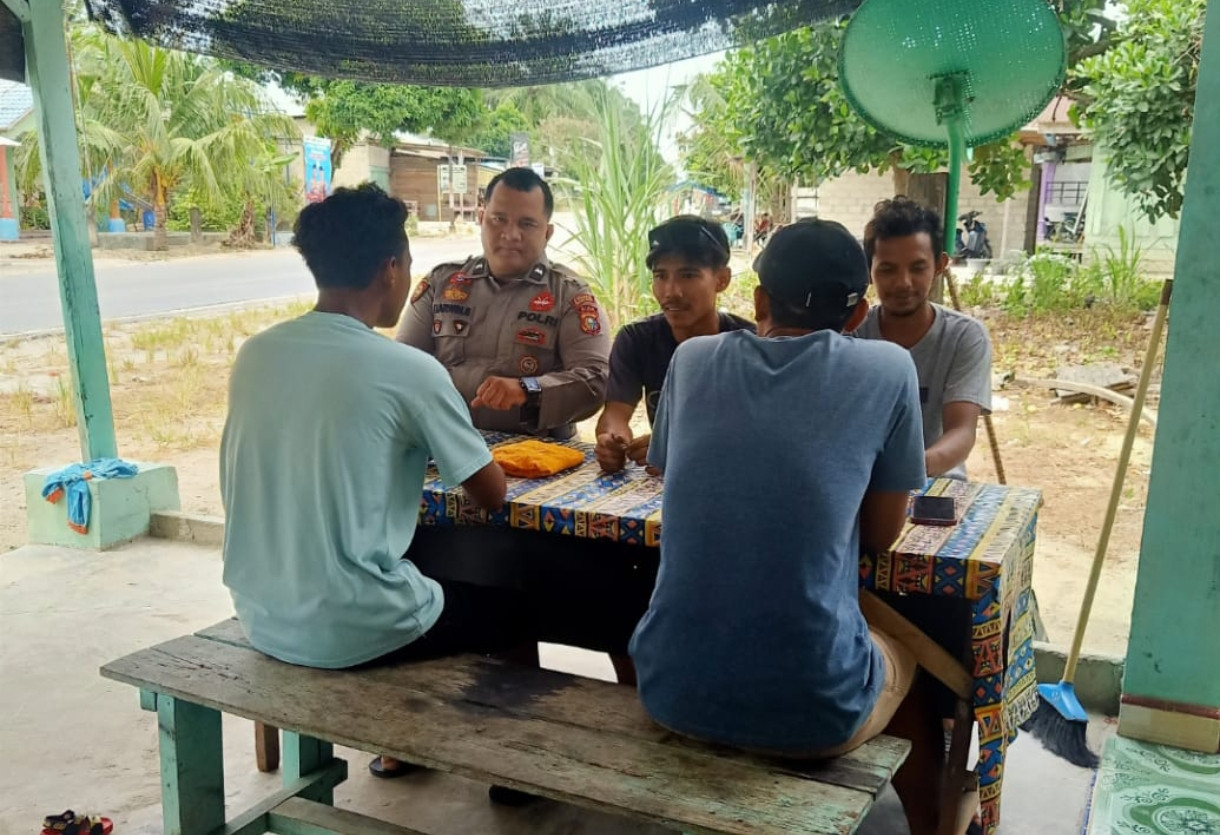 Personil Polsek Pujud Gelar Cooling System Kepenghuluan Tanjung Sari