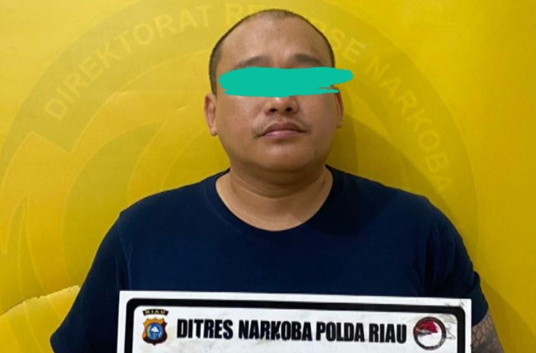 Ketahuan Pesan Ekstasi, Mantan Bos THM DPoin Ditangkap Ditresnarkoba Polda Riau