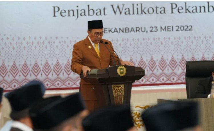 Resmi, Muflihun Dilantik Sebagai Penjabat Walikota Pekanbaru