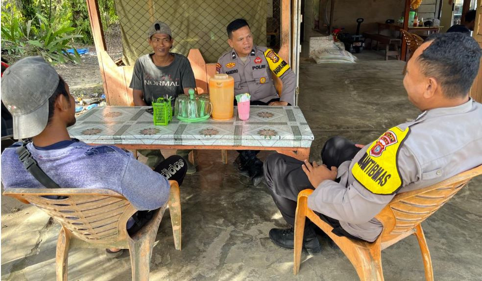 Polsek Sungai Mandau Cooling System dan Himbauan Kamtibmas Pasca Pilkada Serentak 2024