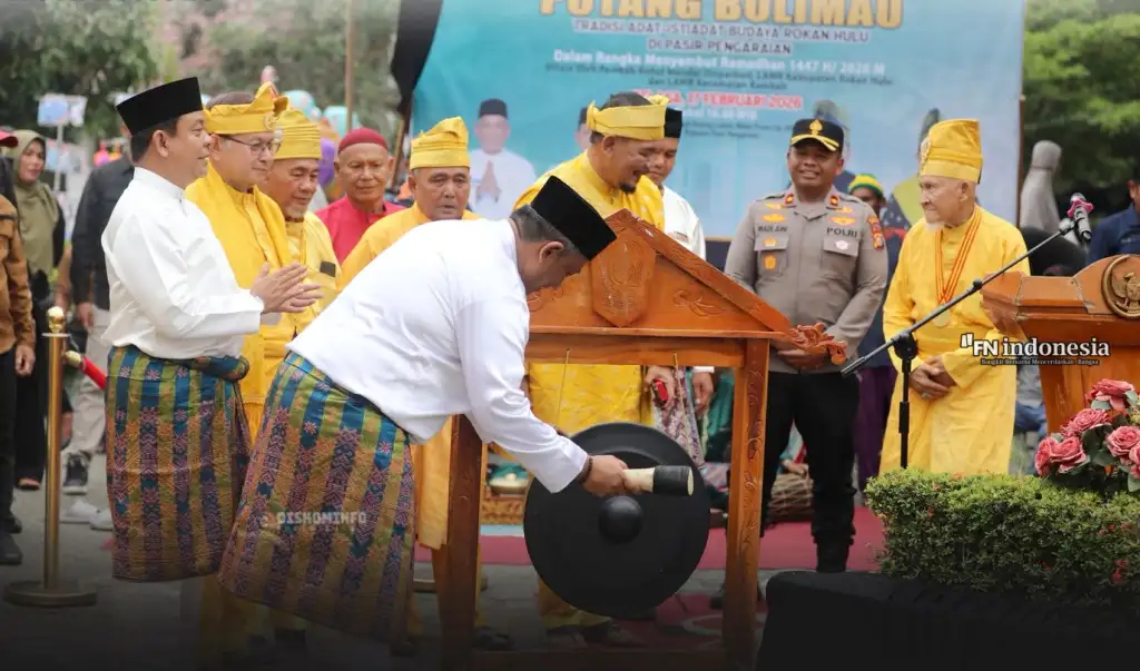 Pemkab Rohul dan LAMR Gelar Tradisi Potang Bolimau Sambut Ramadhan 1447 H