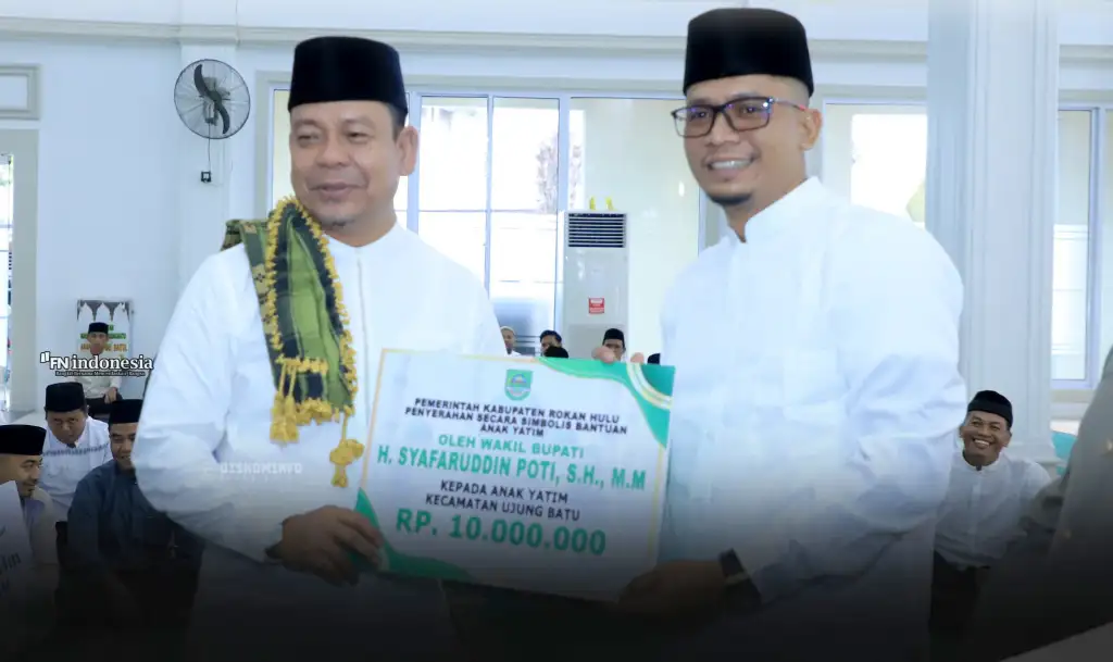 Safari Ramadhan ke-4 di Ujung Batu, Wabup Rohul Pererat Silaturahmi dan Salurkan Bantuan