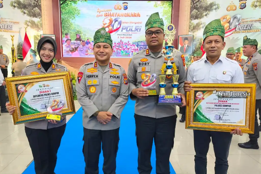 Polres Kampar Borong Tiga Gelar Juara di Hari Bhayangkara ke-80, Kapolres: Ini Hasil Kerja Keras Seluruh Personel