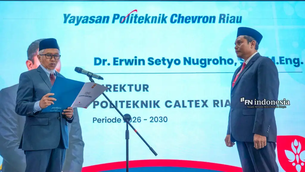 Dr. Erwin Setyo Nugroho Resmi Pimpin Politeknik Caltex Riau Periode 2026–2030, Usung Semangat "Super Team"