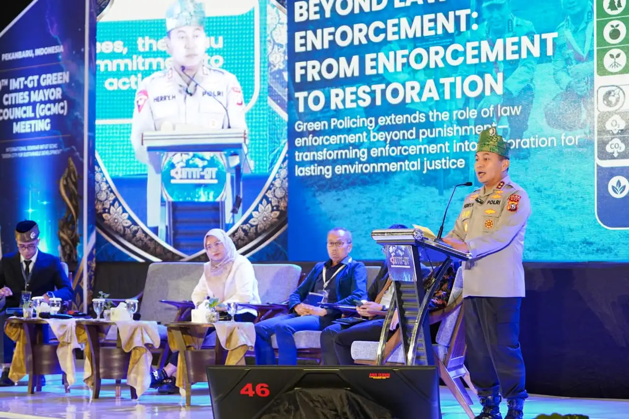 Di Forum IMT-GT, Kapolda Riau Dorong Green Policing sebagai Platform Kolaborasi Lindungi Lingkungan