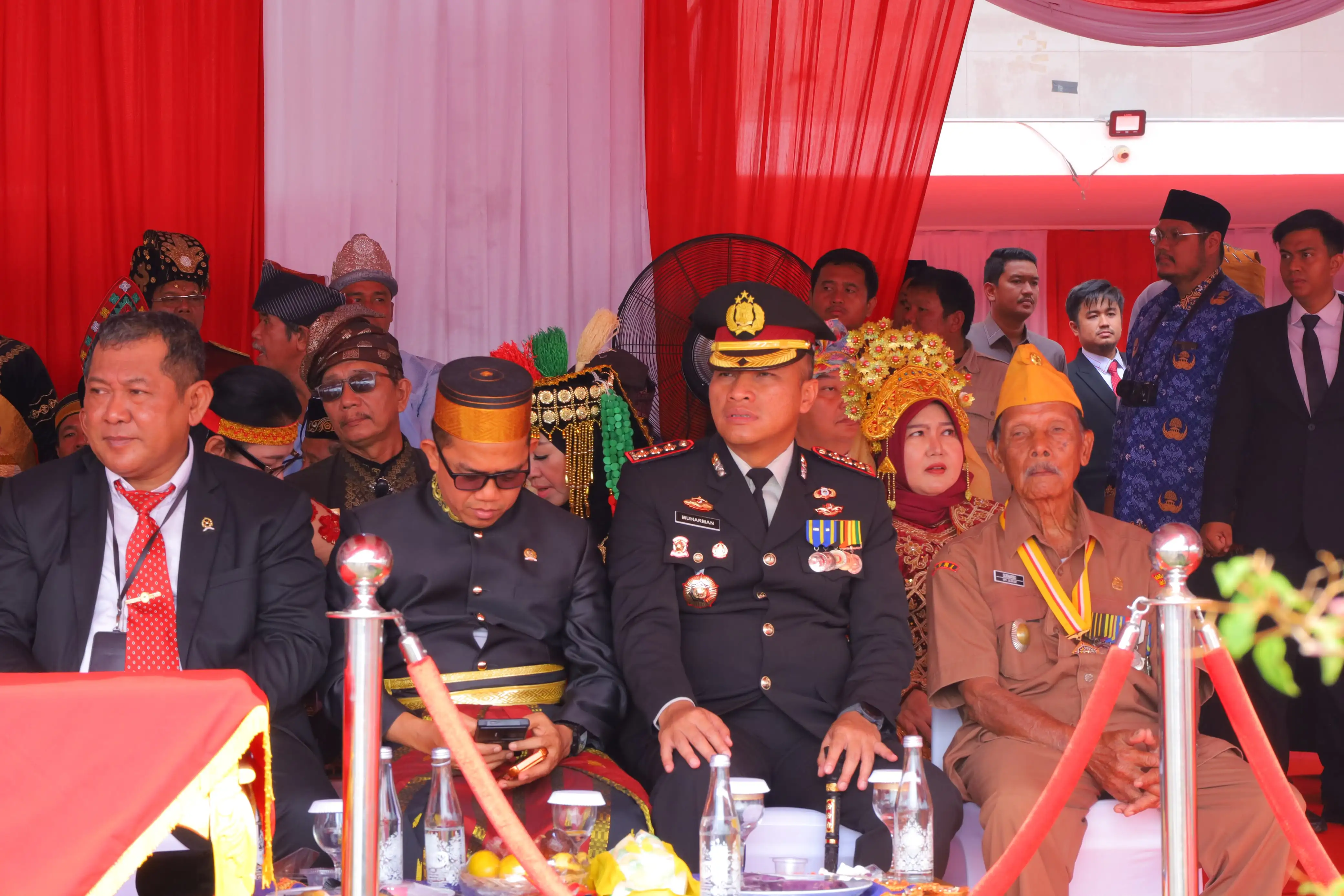 Kapolresta Kombes Muharman Arta Hadiri Upacara HUT ke-81 RI Bersama Pemko Pekanbaru
