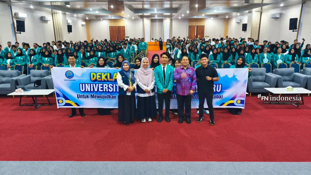Ratusan Mahasiswa Hang Tuah Deklarasi Antinarkoba, BNNK Pekanbaru Soroti Bahaya Etomidate