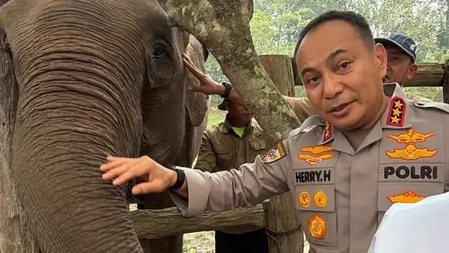 Pamit Meninggalkan Riau, Komjen Herry Heryawan Titip Pesan Lestarikan Gajah dan Alam