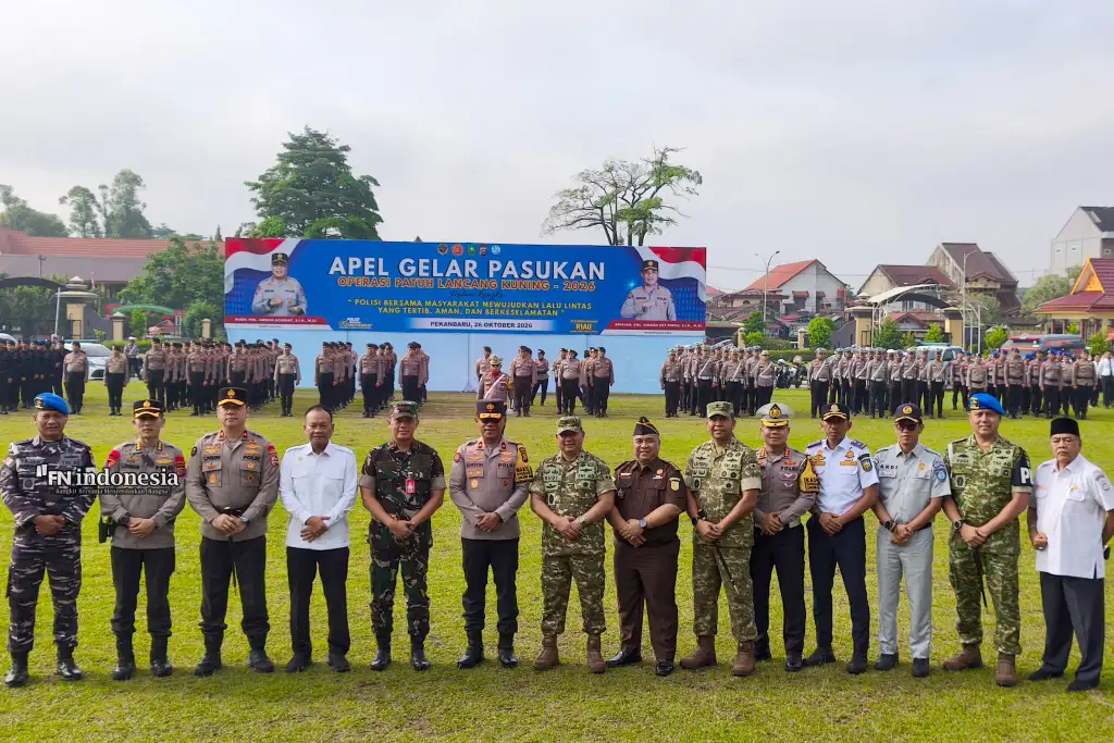 Wakapolda Riau Tekankan Keselamatan, 971 Personel Dikerahkan dalam Operasi Patuh LK 2026